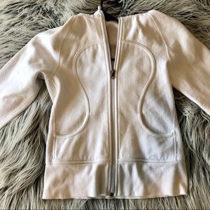 Lululemon Athletica White Zip Up Jacket